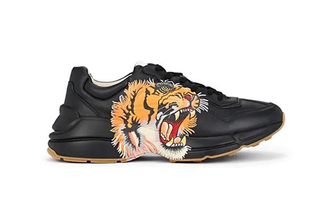 gucci tiger rhyton|gucci rhyton sneakers used.